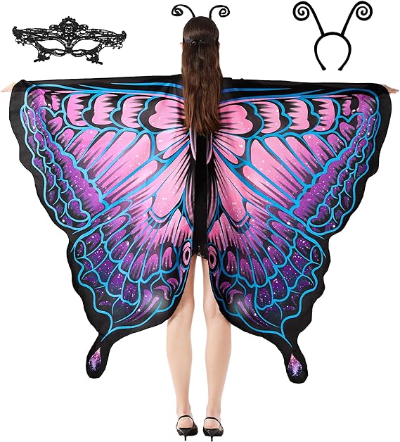 butterfly wing for women Purple-5264-0asp